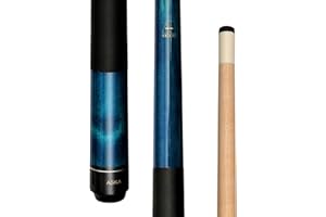 Short Pool Cue Stick, Canadian Hard Rock Maple, 13mm Hard Tip, Choice of Length/Style