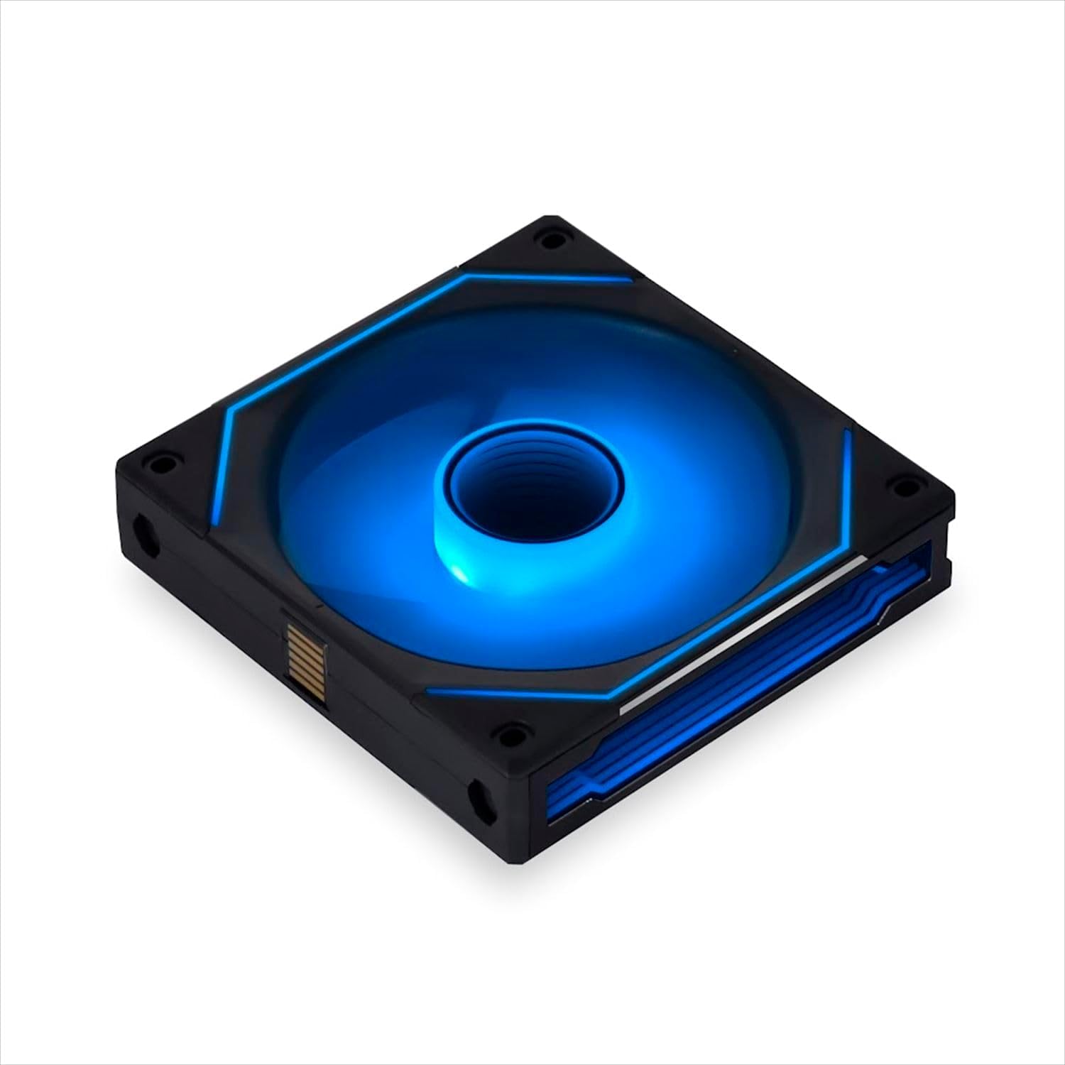 Lian Li UNL Fan SL-Infinity 120-Triple Pack-ARGB Fan (Non-Wireless) -Infinity Mirror-Daisy-Chain Design. Customizable Lighting Effects-One Cable Connection-with Controller-Black-UF-SLIN120-3B