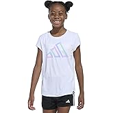 Adidas Girls Slim Fit Cap Sleeve Active Tee