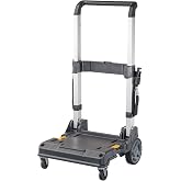 DEWALT TSTAK Trolley Cart with Handle, Swivel 360&deg;, Capacity of Up to 200 lbs (DWST17888)