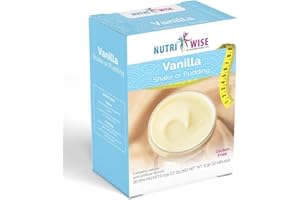 NutriWise - Shake & Pudding | 7/Box | High Protein Diet | Healthy Nutrition | Appetite Control for Weight Loss | Gluten Free - Low Carb - Low Sugar - Low Fat (Vanilla)