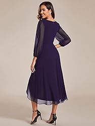Ever-Pretty Women's Chiffon Spring V Neck Long
