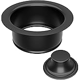 EXAKEY Kitchen Sink Garbage Disposal Flange and Stopper,Sink Drain Flange with Stopper for Garbage Disposal Stainless Steel F