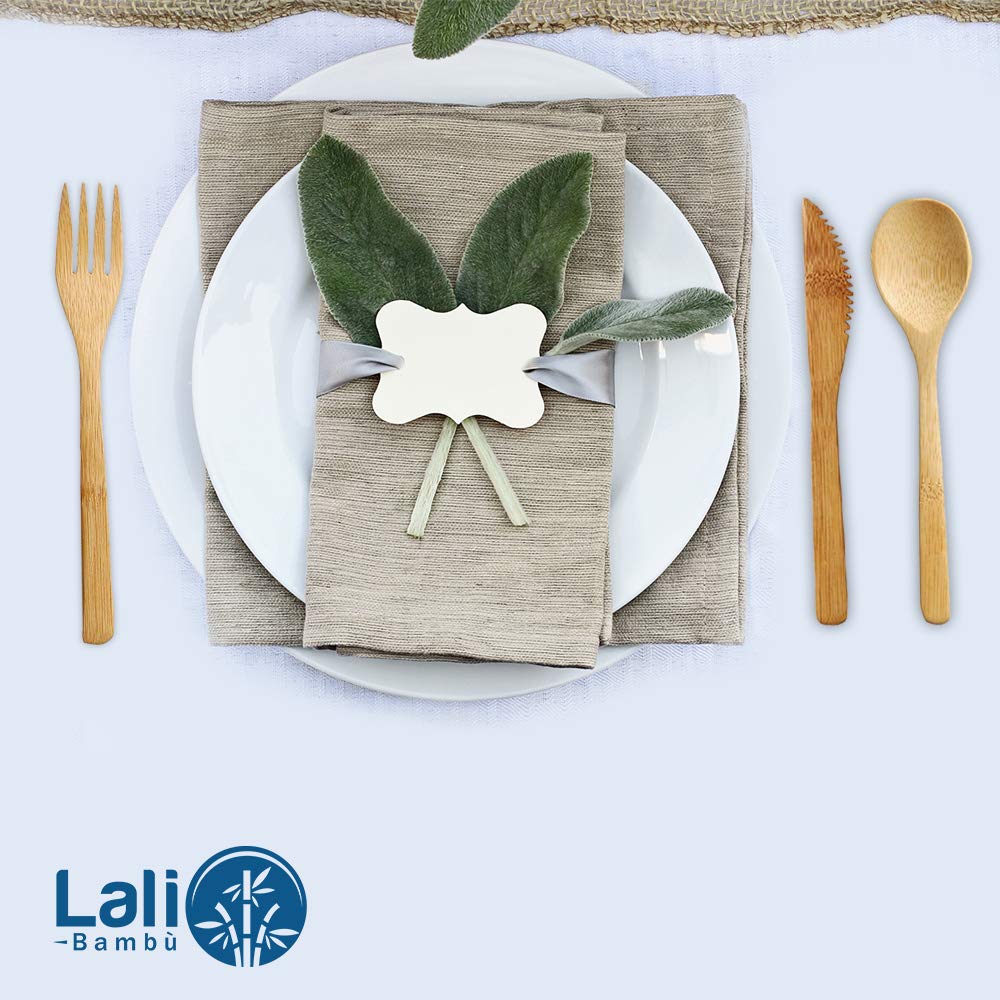 Bamboo Cutlery Set by Lali Bambu