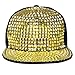 Vbiger Unisex Snapback Hat Flat Baseball Cap Hip Hop Hats (Yellow)