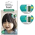 TraxIt Smart Children’s Axillary Thermometer, Continuous Read, Single-Use Pediatric Thermometers for Kids, Newborn Babies, Toddlers, Infants, Accurate, Disposable Fever Temperature Strips, 12 Pack