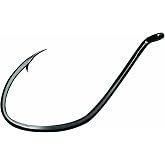 Gamakatsu Big River Bait Hook-6 Per Pack (Black, 1/0)