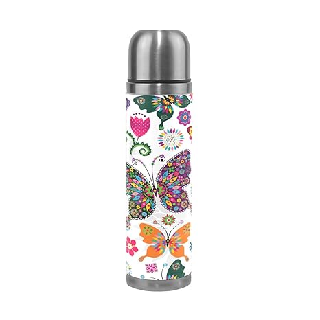 butterfly thermos flask