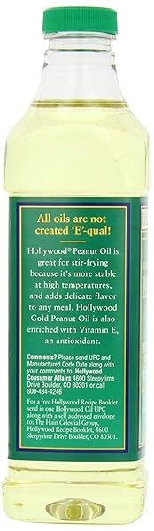 HOLLYWOOD ENRICHED GOLD PEANUT OIL, 24 OZ