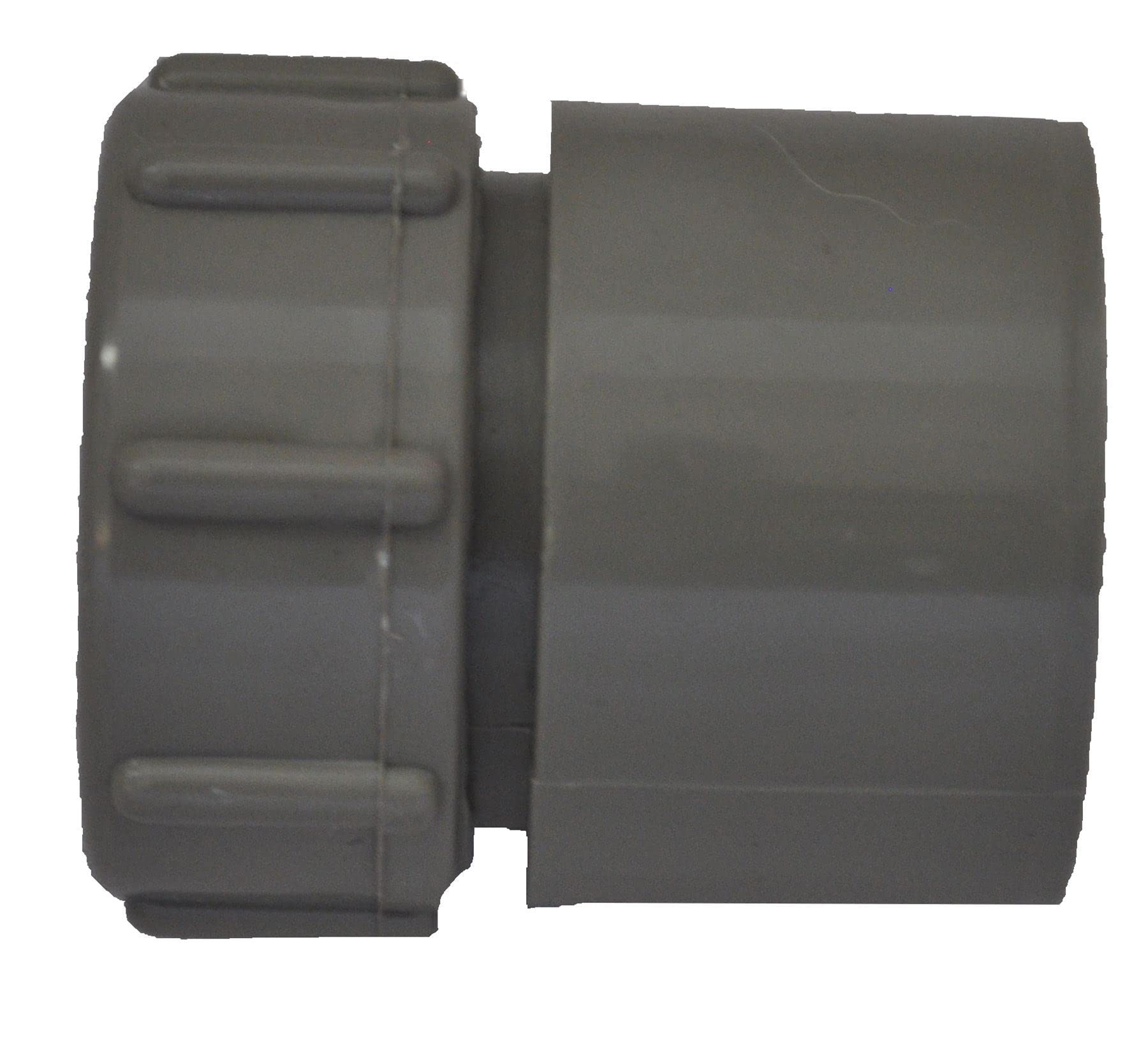 Pack of 2 - Solvent Weld 40mm Waste Pipe Access Plug - Grey