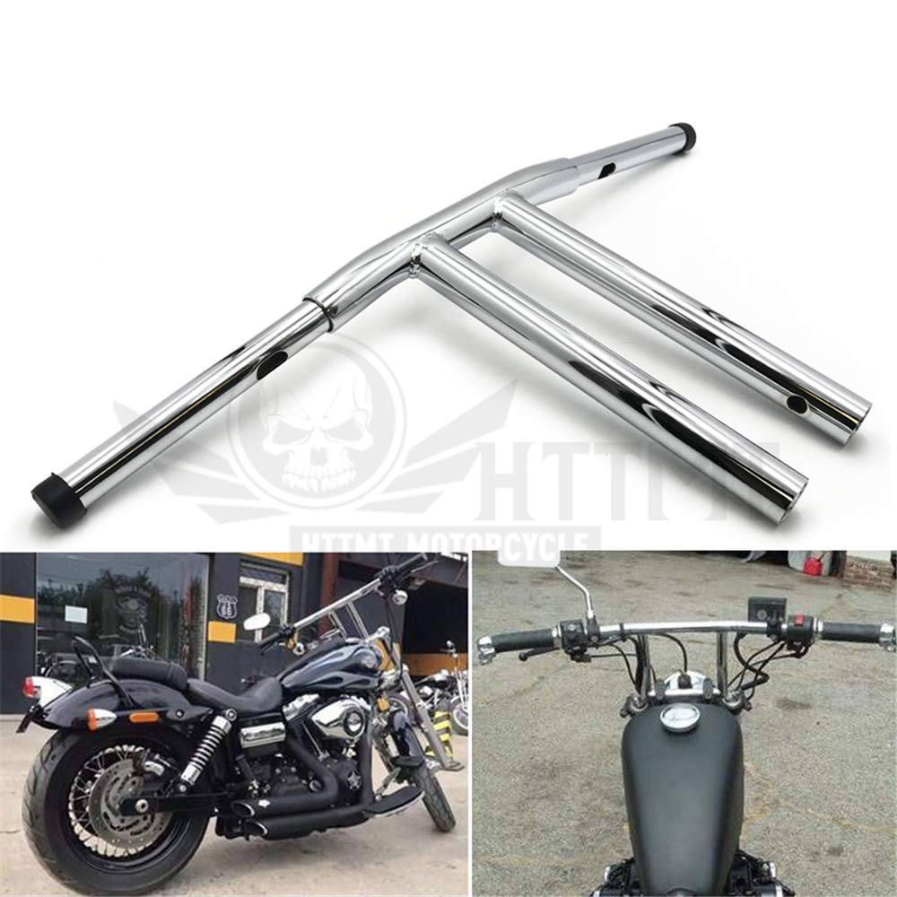 Automotive HTTMT HB017 10 Rise TBars Handlebar Drag Bar Compatible with Harley 9617 Sportster