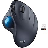 Logitech Wireless M570 Trackball Sculpted Shape to Provide Better Support for Your Hand