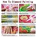 DIY 5D Diamond Painting Kits for by Number Adults, Full Drill Cross Stitch Crystal Rhinestone Embroidery Pictures Arts Craft for Home Wall Decor Gift Wolf (16