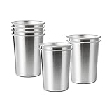 YOLCAR 8 Pack 6 oz Stainless Steel Cups for