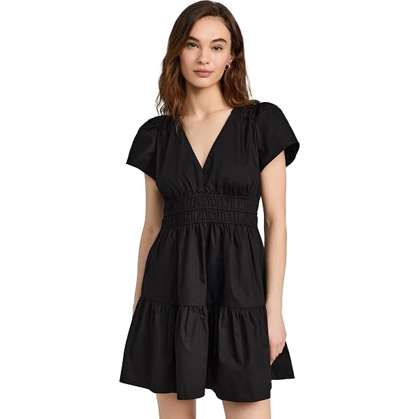 natasha mini dress black Natasha Zinko Mock Neck Mini Dress - Black Dresses, Clothing - NZK22064