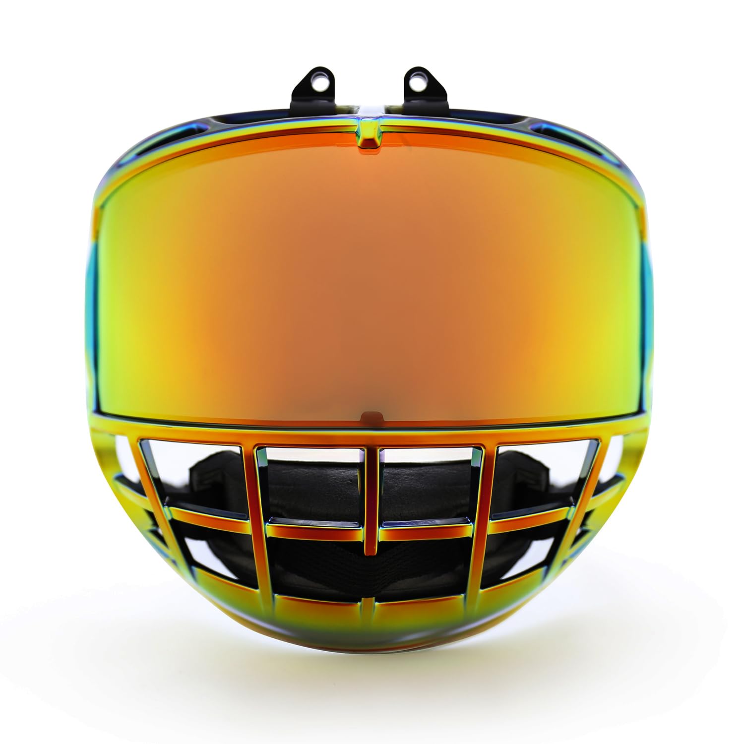 Photo 1 of GY Hockey Full Shield Visor Junior Hockey Visor Ice Hockey Helmet Full Face Protection Visor (Revo Red)