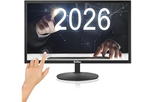 24 inch Touch Screen Monitoring Surveillance LCD Display Security Camera Monitor CCTV Screen Multifunctional Interface HDMI, 