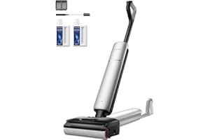 DREAME Aero Pro Cordless Vacuum Mop: Ultra-Slim with Hot Self-Cleaning/Self-Drying, 0 Hair Tangle, 60min Extended Runtime, We