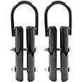 Forellfit 1.5” Climbing Rope Clamp，2 Sets Rope Climb Clasp Workout Rig Attachment Hook for Rope Climbing Garage Gym Fitness Equipment with Carabiner Eyehook Strength Training Home Indoor Safety