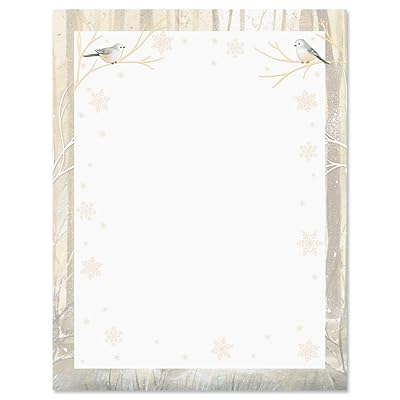Buy Deer And Fawn Christmas Letter Papers Set Of 25 Christmas Stationery Papers Are 8 12 X 11 Compatible Computer Paper Online In Bahrain B01jmhvtu6