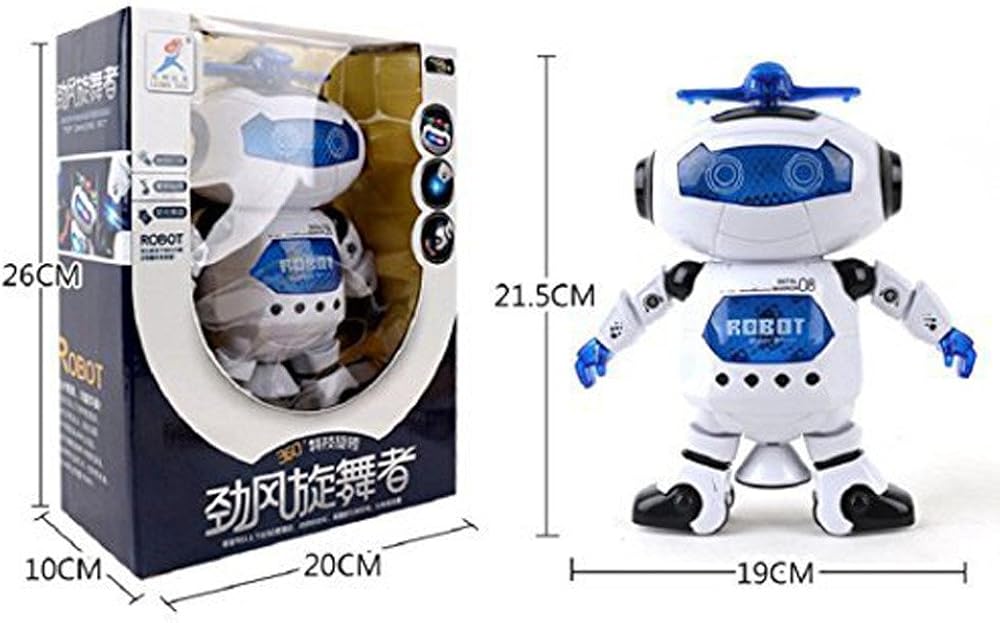 electronic walking dancing robot