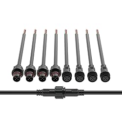 BTF-LIGHTING 5 Pin Electrical Connector 22AWG IP65