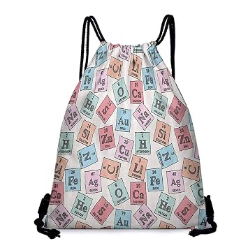 Amazoncom Traveling Backpack Periodic Table Sketch Style