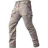 CARWORNIC Gear Men's Tactical Cargo Pants Waterpoof Lightweight Rip Stop EDC Military Combat Trousers