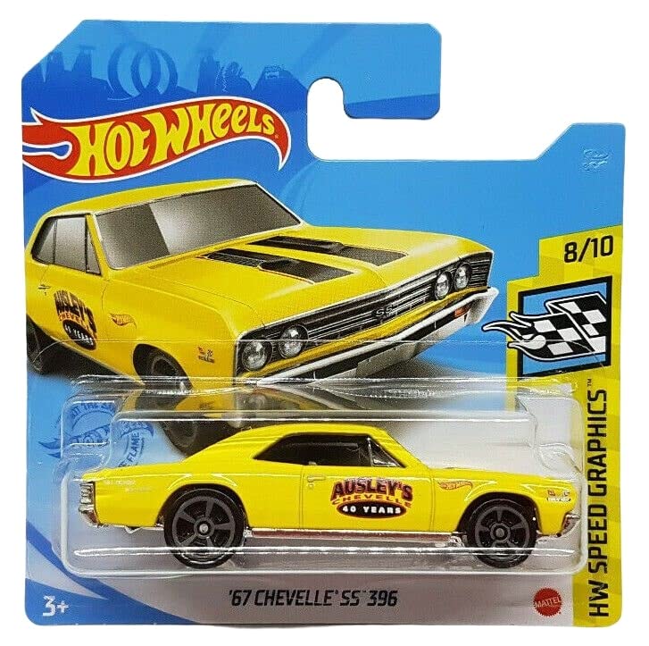 Hot Wheels - ´67 Chevelle SS 396 - HW Speed Graphics 8/10 - GTC34 - Short Card - GM - Ausley´s Chevelle 40 Years - Mattel 2021
