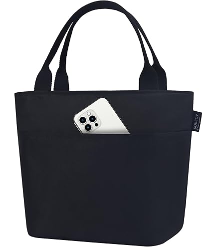 Amazon.com: IHCVHQX Lunch Bag for Men Women Black Pink