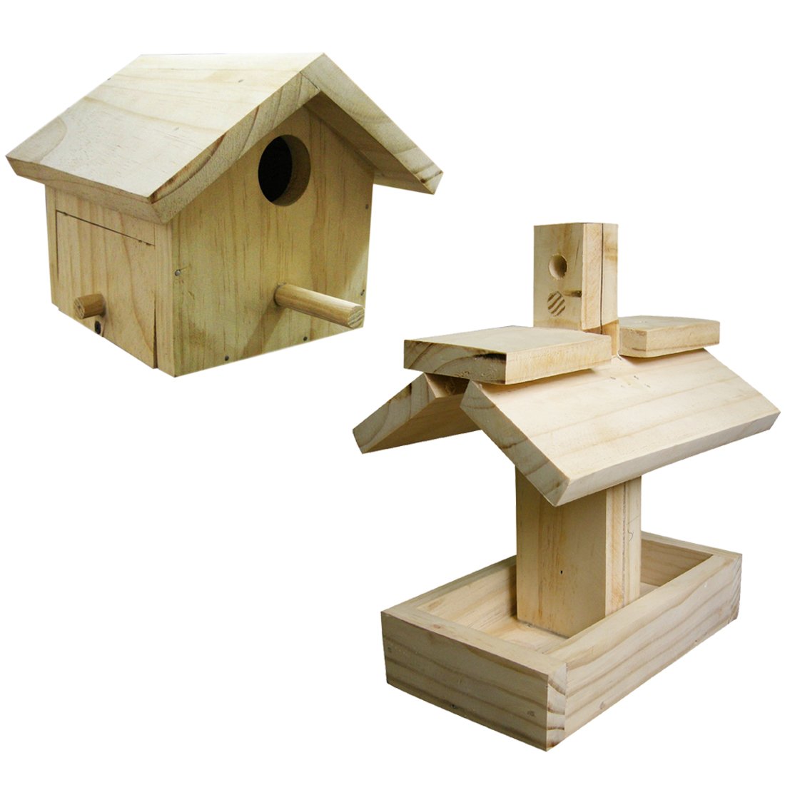 Birdhousebuilder House Sparrow Bird House Nest Box With Hanging