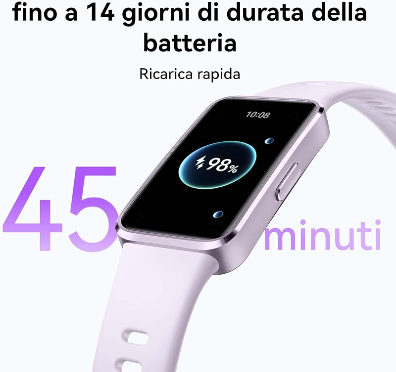 Band 10 Smartwatch, Monitoraggio del Fitness Tramite AI, Rosa