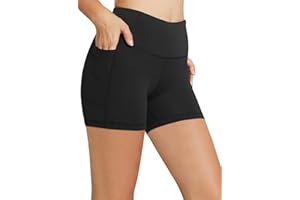 BALEAF Women's 8"/ 5"/ 3" Biker Shorts High Waist Yoga Workout Gym Running Volleyball Spandex Shorts with Pockets