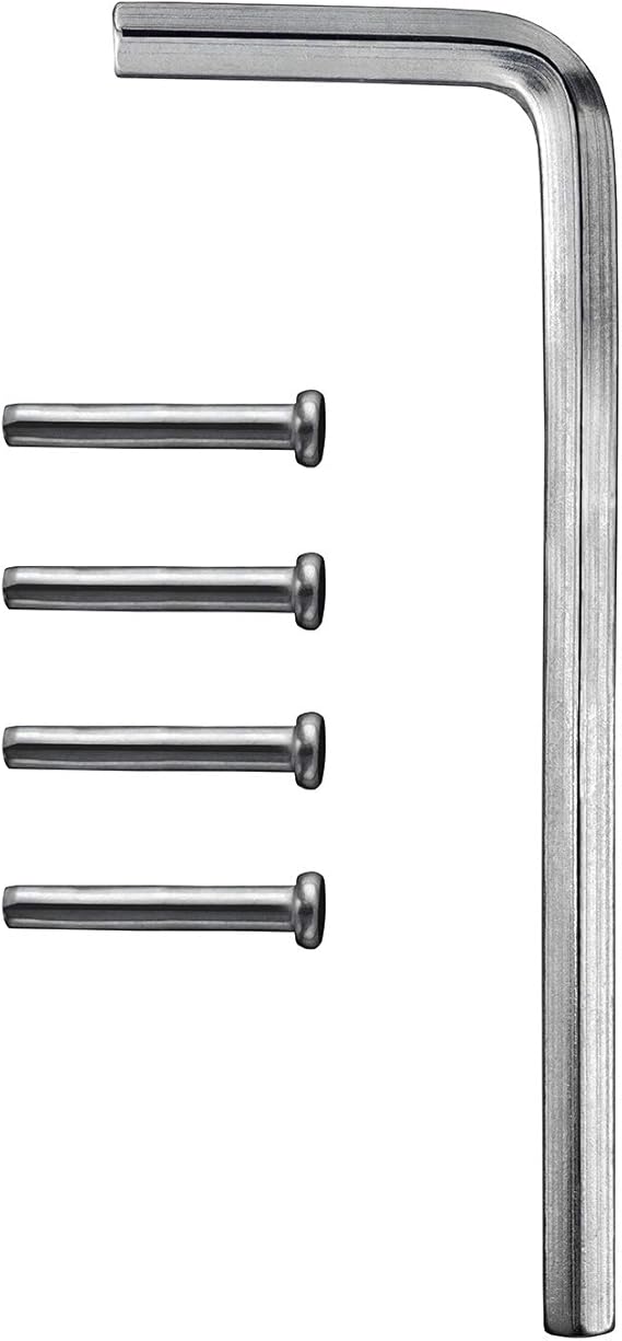 KS Hardware Spring Hinge Tension Pin Replacement Pack, 4 Pack (Includes