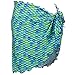 Fin Fun Mermaid Womens Sarong Cover Up - Aussie Green
