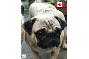 2026 Calendar CAD Edition: Pugs