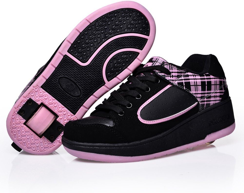 LAROK Kids' Roller Skate Shoes Single Wheel Fashion Sneakers