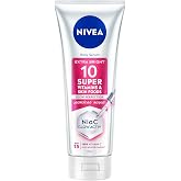 NIVEA Extra Bright Body Serum Lotion, 10 Super Vitamins and Skin Foods, 5.74 fl oz