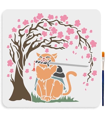 Bullet Journal Stencils CIEMODA 4 PCS Japanese Hiragana Katakana ...