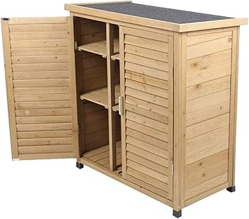 Garten Schuppen Schrank Gartenschrank Tannenholz Gerätehaus