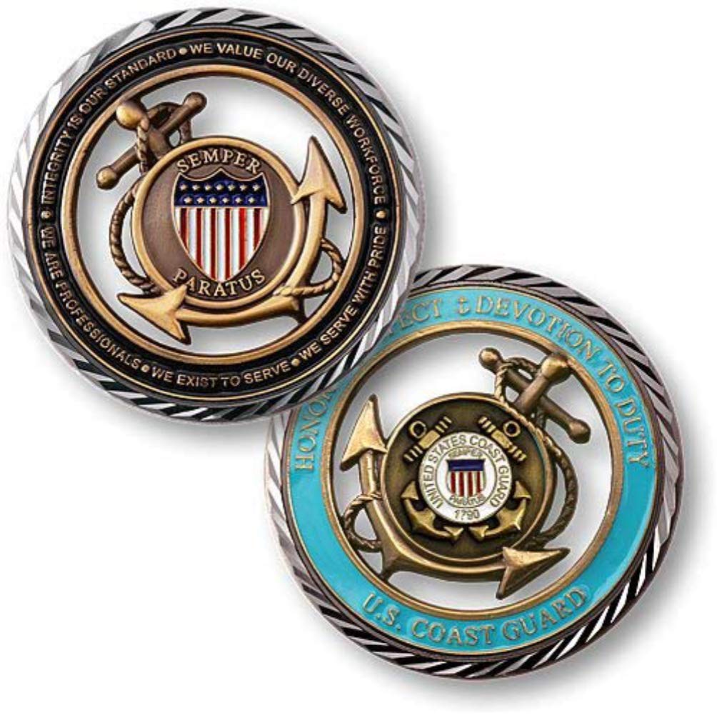Mua Armed Forces Depot U.S. Coast Guard Core Values Challenge Coin trên ...