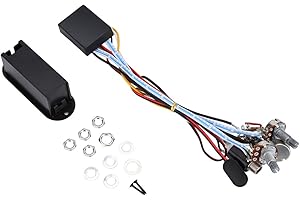 2 Band Eq Preamp Circuit, Decrease Noise and Amplify Bass Sound, Dual Potentiometers Design, 2 Band Active Bass Guitar Eq Pre