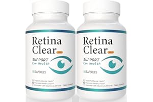 Retina Clear Pro Eye Health Support, 60 Capsules, with Vitamins & Minerals, Lutein, Bilberry Extract for Vision Support (2)