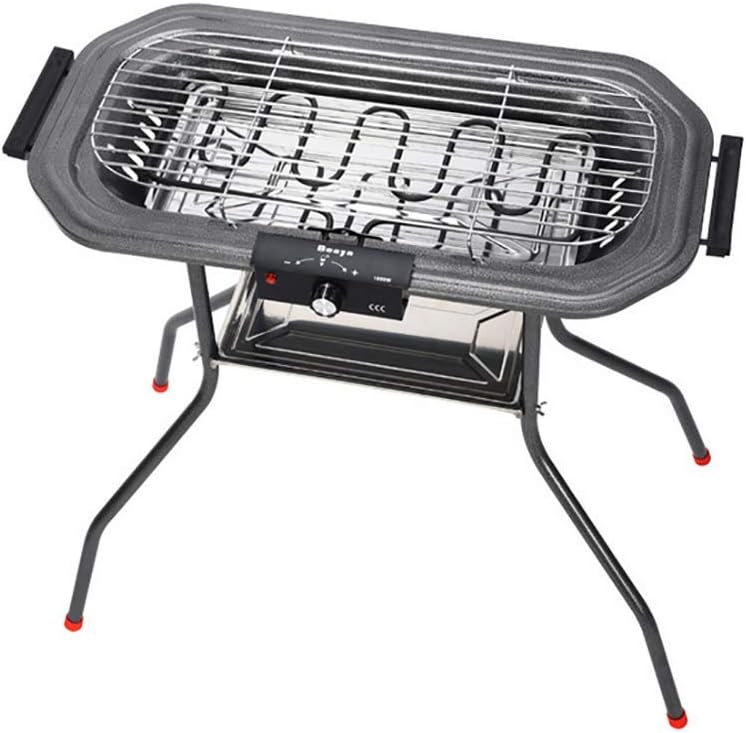 review FYLD Indoor Smoke Free Electric Grill, 1800w Intelligent Temperature Control Barbecue Grill,Energy Saving,Easy to Clean Design,220v,63 cm X 33 cm