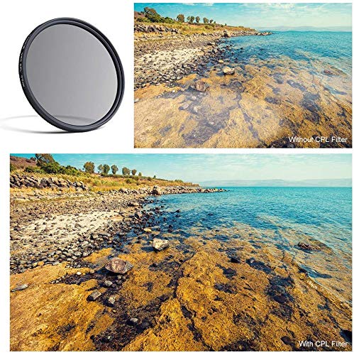 K&F Concept Nano X-Serie Polfilter 55mm CPL Filter Polarisationsfilter MRC mit 28x vergütet – Bild 3