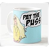 LeeHoomKok - Real Housewives Of Beverly Hills - Erika Jayne - "Pat the Puss" Inspired Coffee Mug Gift, Reality TV, Bravo, Pop Culture, 11oz Ceramic Coffee Novelty Mug/Tea Cup, Mug Gift