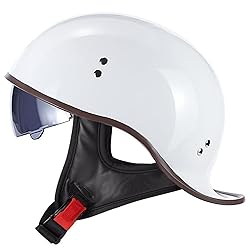FVCNGP Motorcycle Half Helmet Half Face Helmet DOT