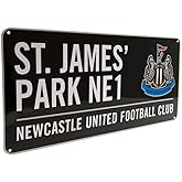 Newcastle United Color Street Sign - 16in x 7in - One Size