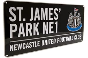 NEWCASTLE UNITED F.C. Newcastle United Color Street Sign - 16in x 7in - One Size