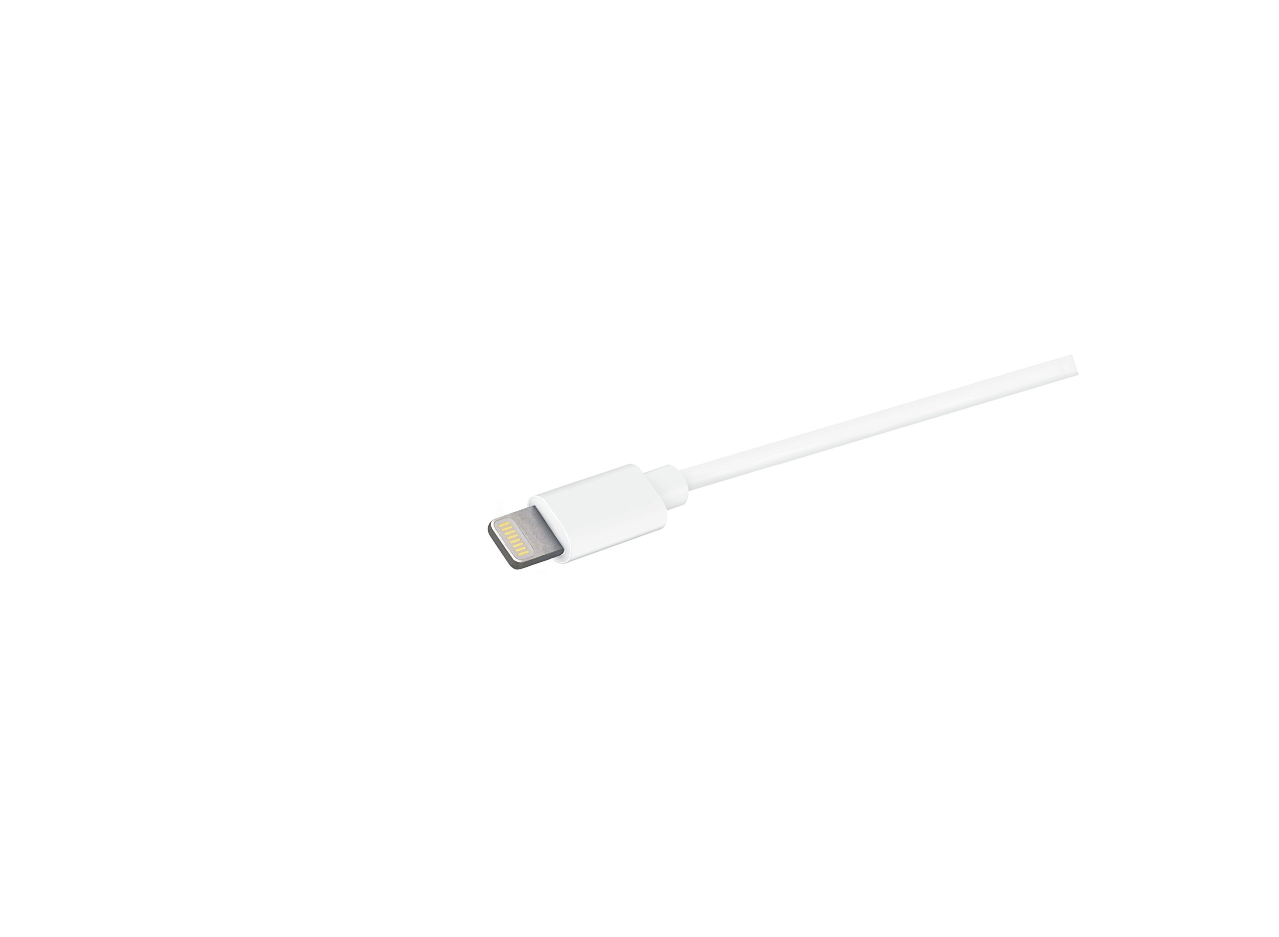 Duracell 2 metre MFI Lightning Sync and Charge Cable Compatible with iPhone 5/5S/5C/SE/6/6 Plus/6S/6S Plus and iPad/iPad Mini - White